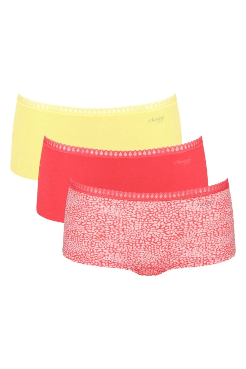 Γυναικείο εσώρουχο Short Slip "Sloggi" GO CRUSH V015 3 τεμάχια