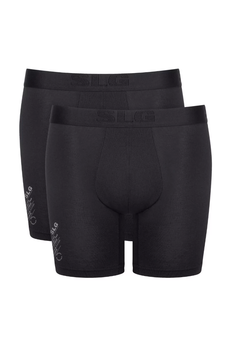 short slips "Sloggi" BASE SOFT 2 τεμάχια μαύρα και συνδυασμός μπλε