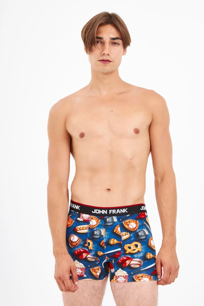 Ανδρικό Boxer John Frank BASEBALL βαμβακερό