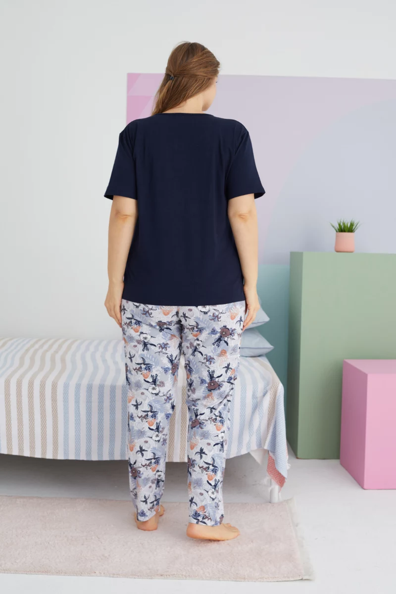 Γυναικεία Καλοκαιρινή Πιτζάμα Plus Size Sexen Belladonna