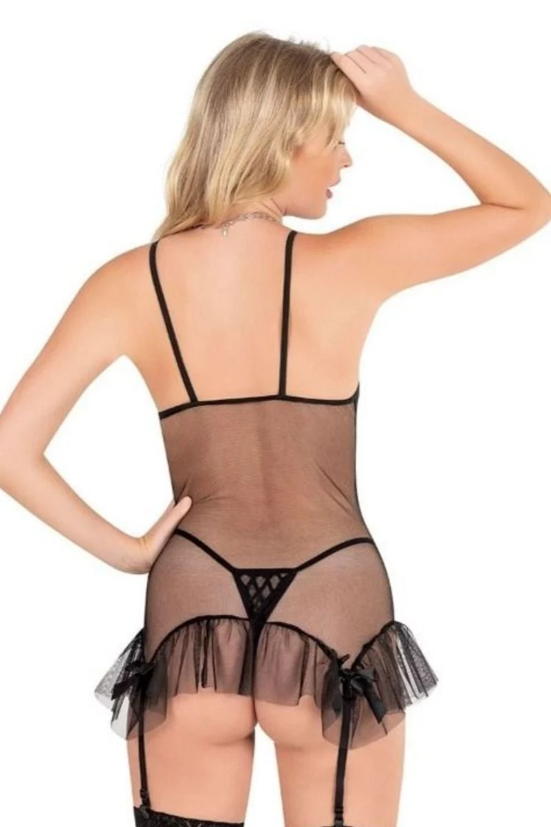Γυναικείο σετ baby doll με string  Moongirl ALISON