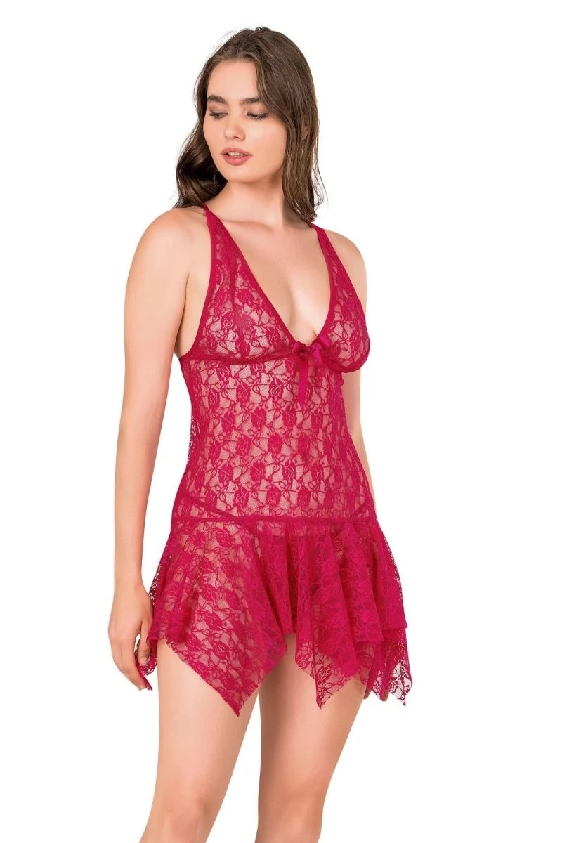 Γυναικείο Σετ Baby Doll με String Moongirl SAMINA