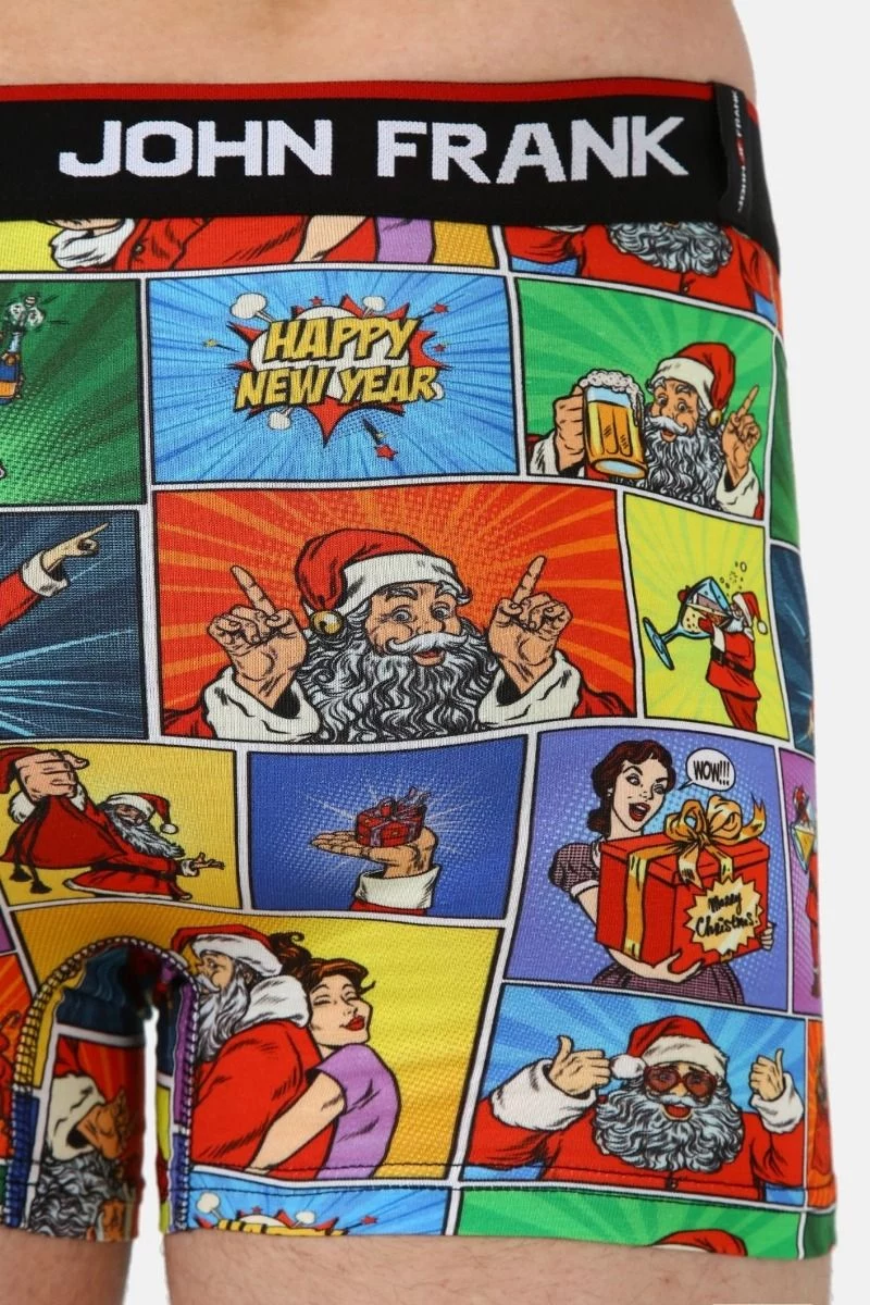 Εσώρουχο Boxer John Frank NEW YEAR COMICS - Christmas Edition