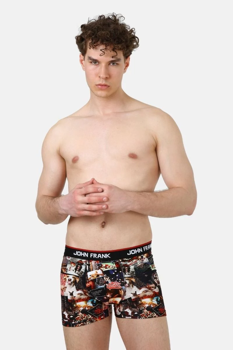 Εσώρουχο Boxer John Frank XMAS SPIRIT - Christmas Edition