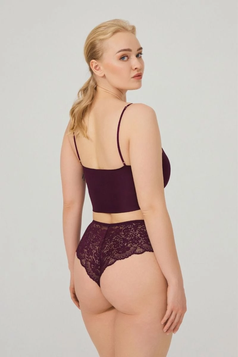 Γυναικείο Brazilian Plus Size CottonHill AALIYAH PURPLE