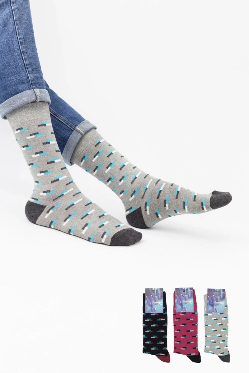 Ανδρικές Casual Κάλτσες Design BALANCE II 3 ζευγάρια