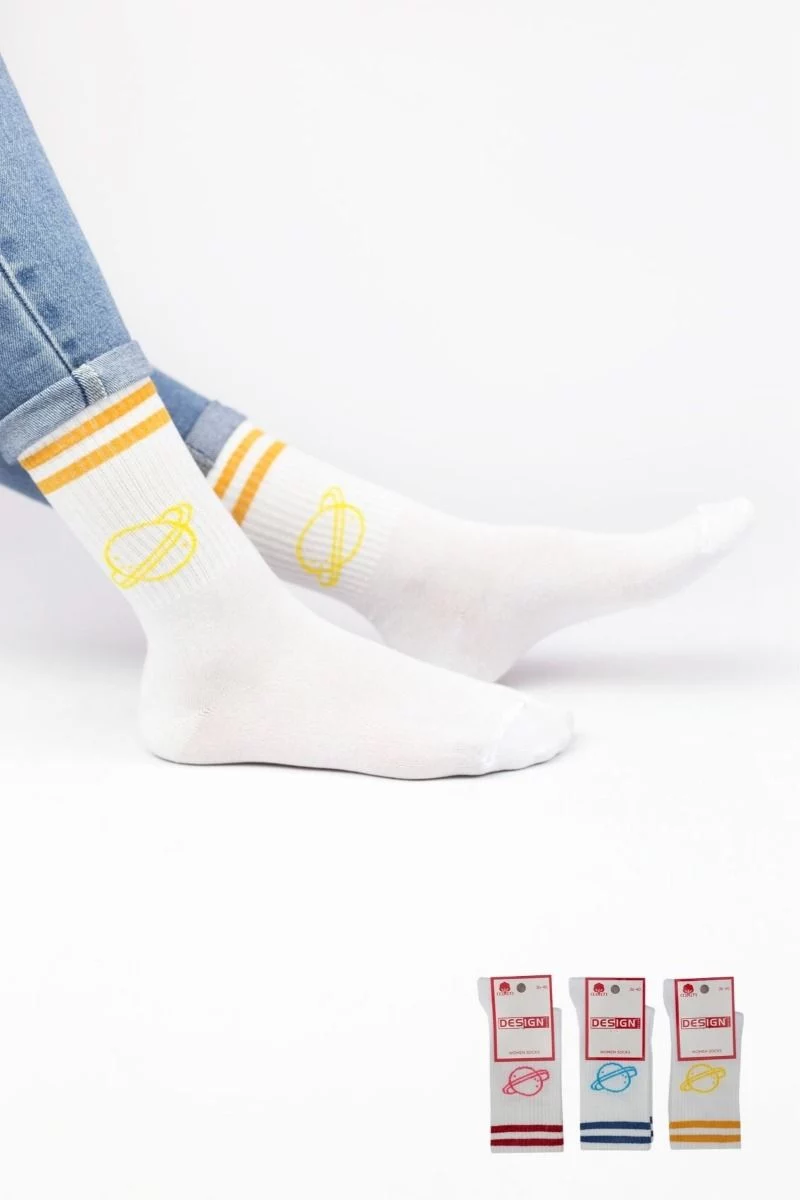 Γυναικείες casual κάλτσες "Design" UNIVERSE I 3 ζευγάρια