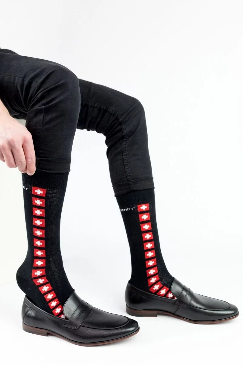  Casual Κάλτσες "Trendy" RED CROSS II