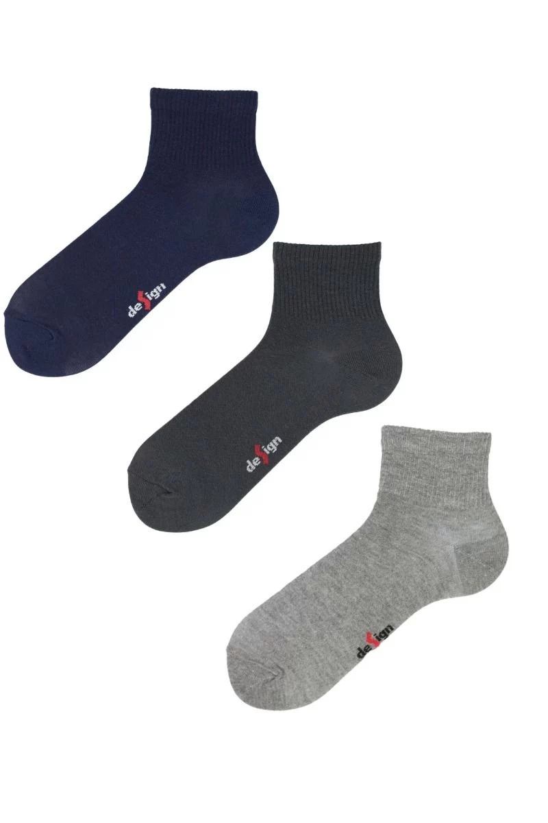Γυναικείες ημίκοντες κάλτσες Design SIMPLE II 3 ζευγάρια