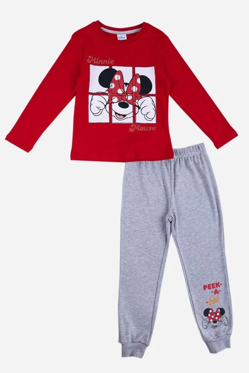 Παιδική χειμωνιάτικη πιτζάμα για κορίτσι Disney MINNIE WORLD