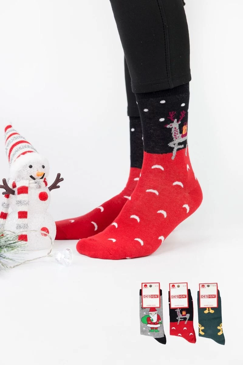 Γυναικείες fashion κάλτσες Design NOEL D 3 ζευγάρια