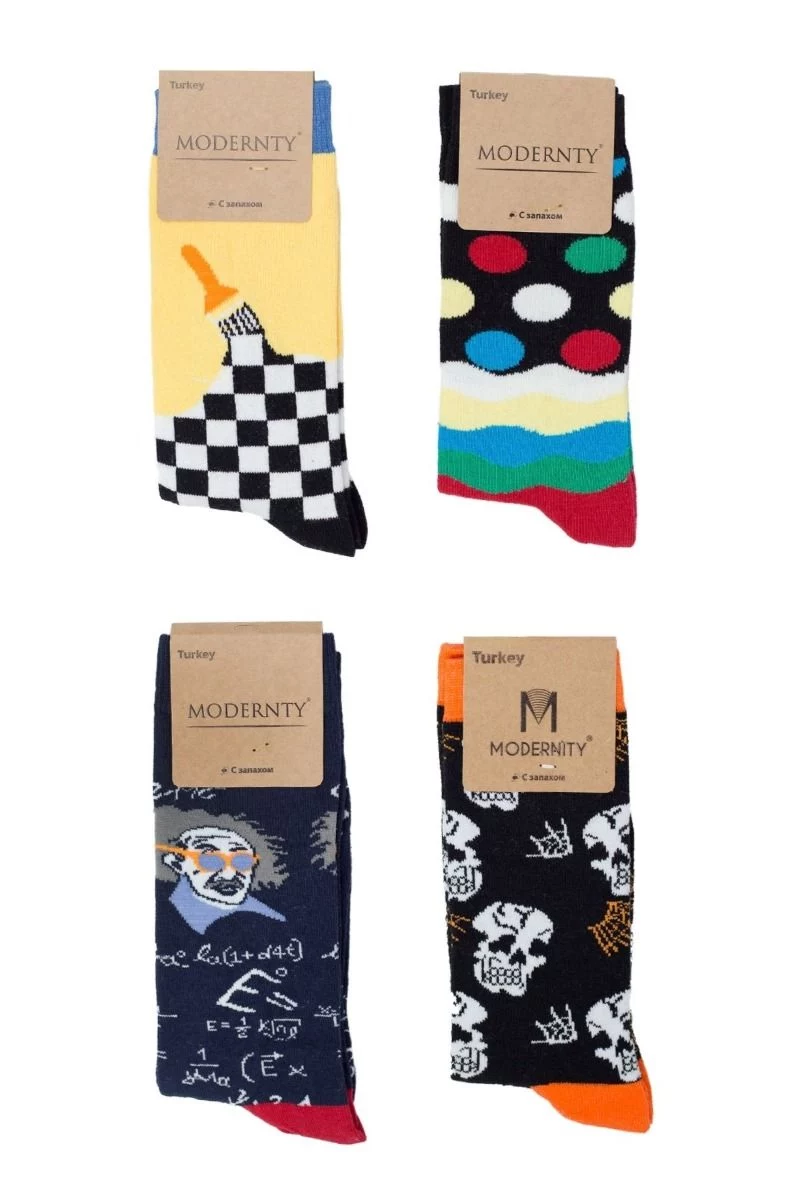 Γυναικείες fashion κάλτσες  Modernty EINSTEIN 4 ζευγάρια