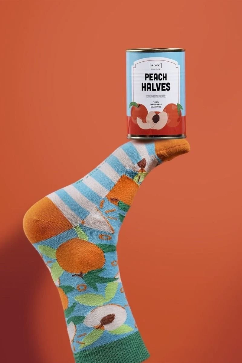 Γυναικείες fashion κάλτσες Soxo PEACH HALVES