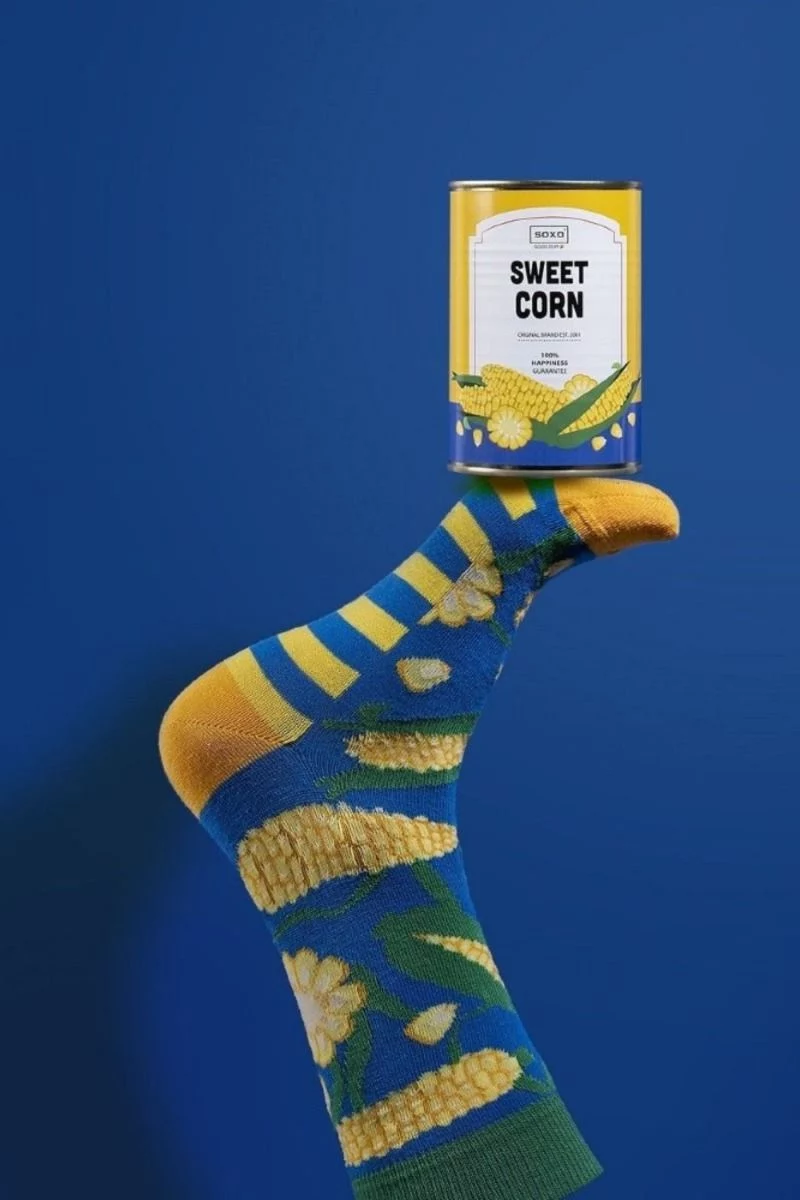 Ανδρικές Fashion Κάλτσες Soxo SWEET CORN
