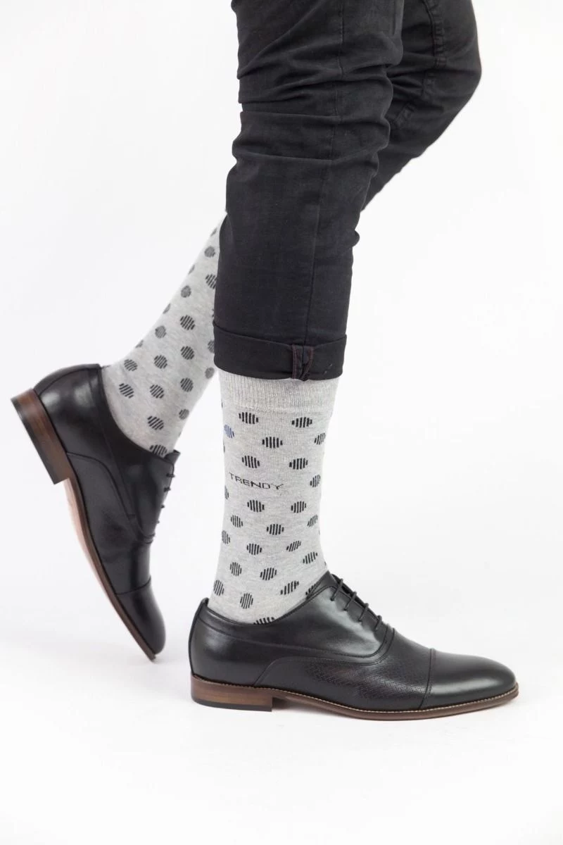 Fashion Κάλτσες "Trendy" GREY DOTS
