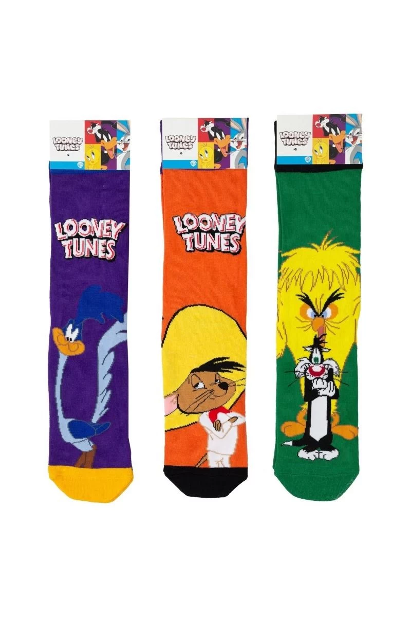Ανδρικές Fashion Κάλτσες Warner Bros LOONEY TUNES V 3 ζευγάρια