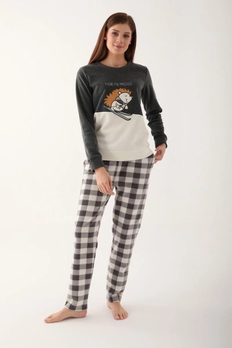 Γυναικεία Πιτζάμα Fleece Arnetta IT'S COLD OUTSIDE
