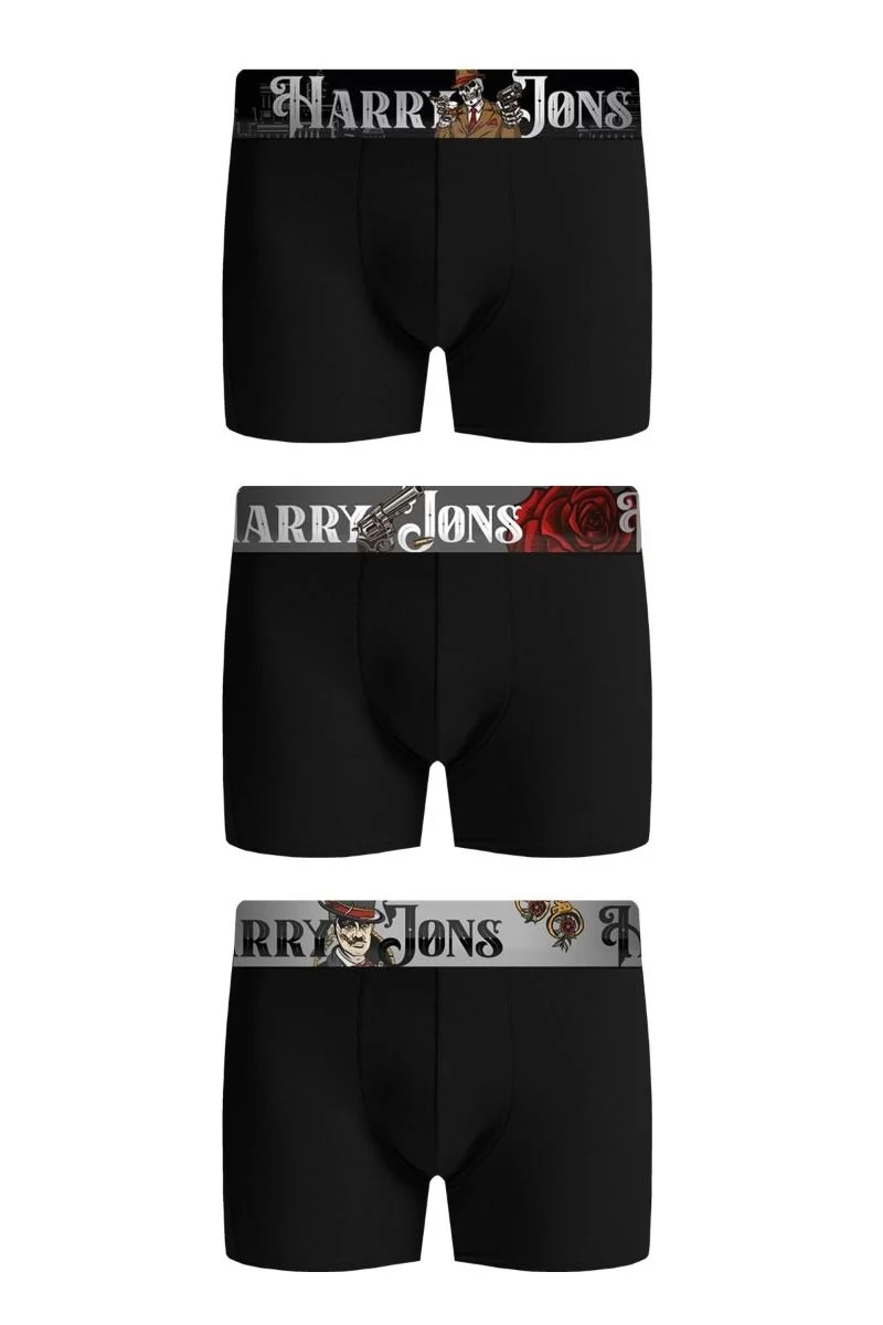 Ανδρικά μποξεράκια  Harry Jons GANGSTER 3 τεμάχια