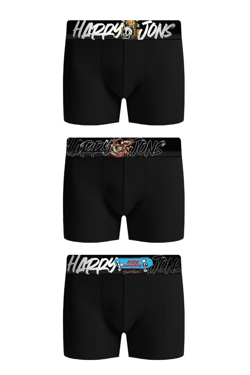 Ανδρικά μποξεράκια Harry Jons SKATE 3 τεμάχια