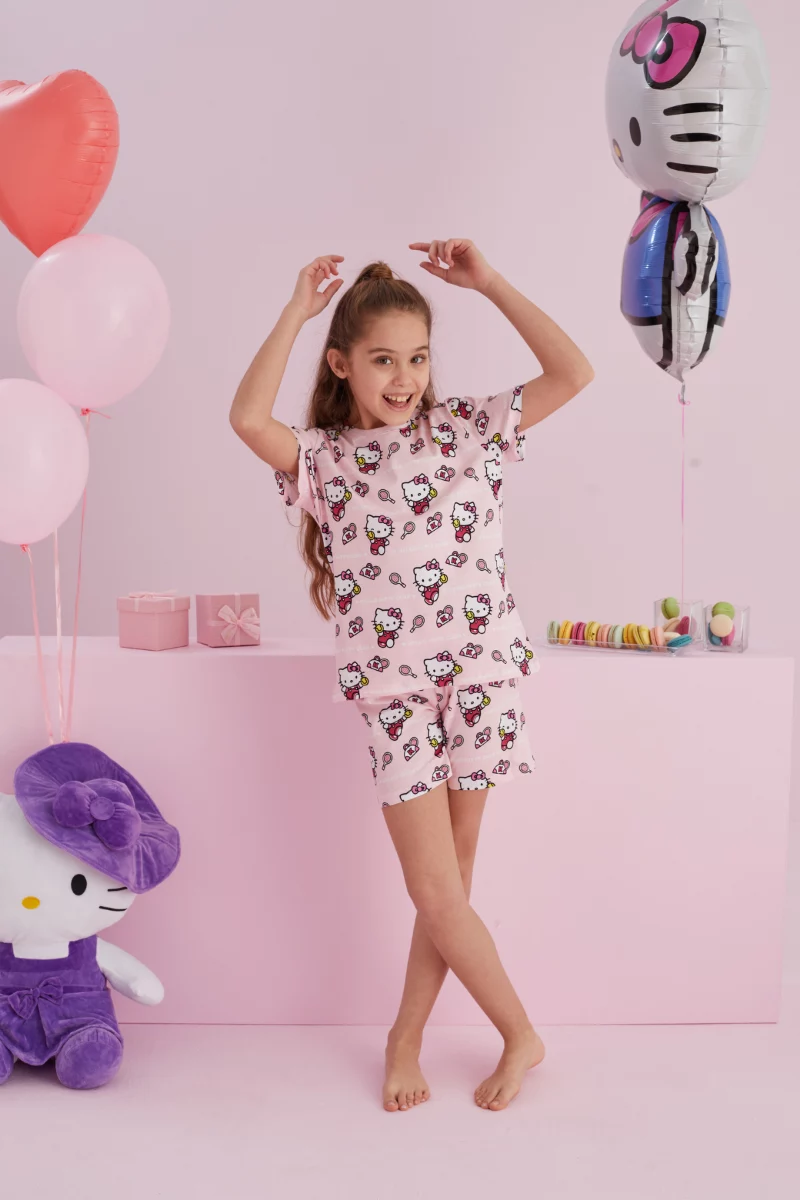Παιδική Πιτζάμα Σορτσάκι Hello Kitty CLUB K