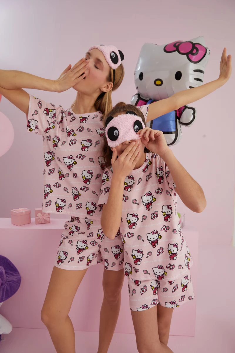 Γυναικεία Πιτζάμα Σορτσάκι Hello Kitty CLUB K