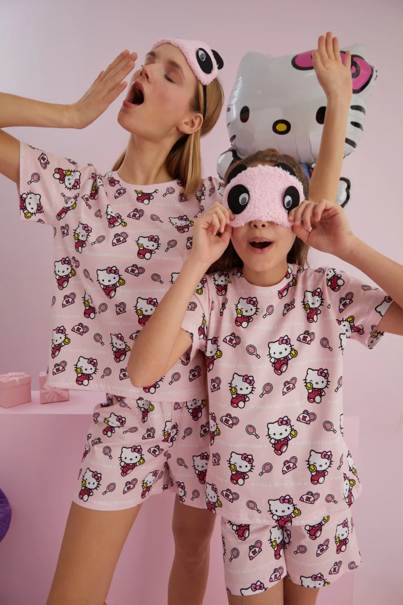 Παιδική Πιτζάμα Σορτσάκι Hello Kitty CLUB K