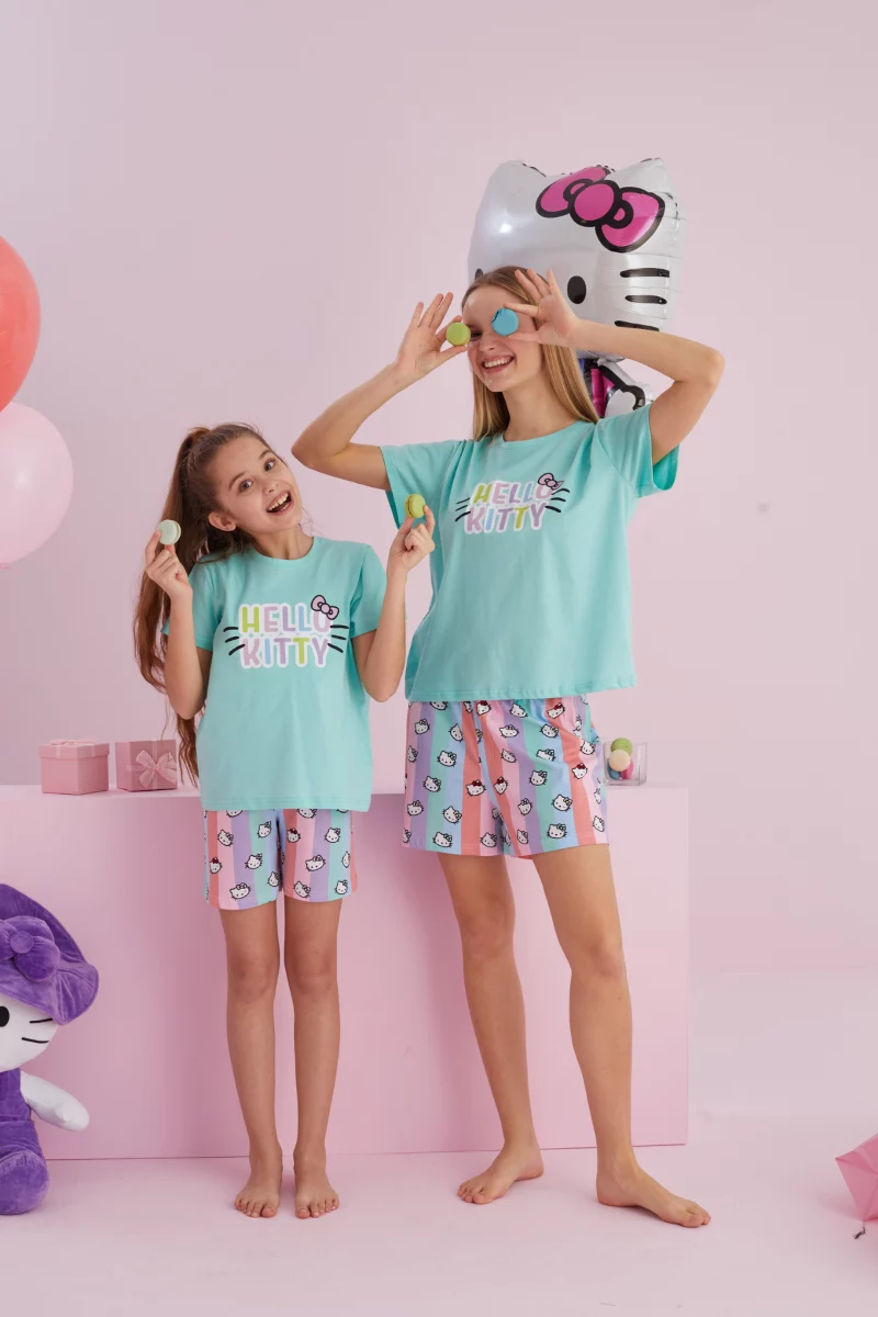 Παιδική Πιτζάμα Σορτσάκι Hello Kitty SUMMER