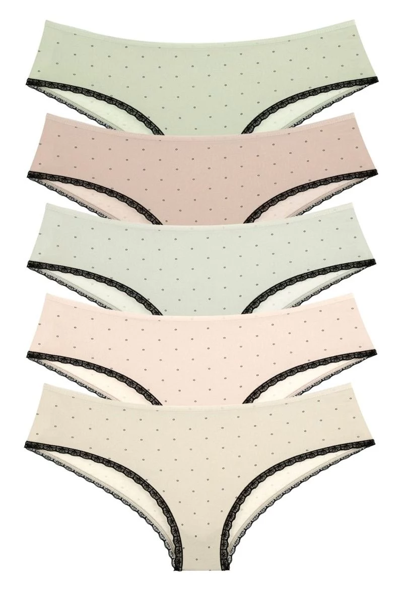 Γυναικεία Hipsters Donella TINY CIRCLES 5 τεμάχια