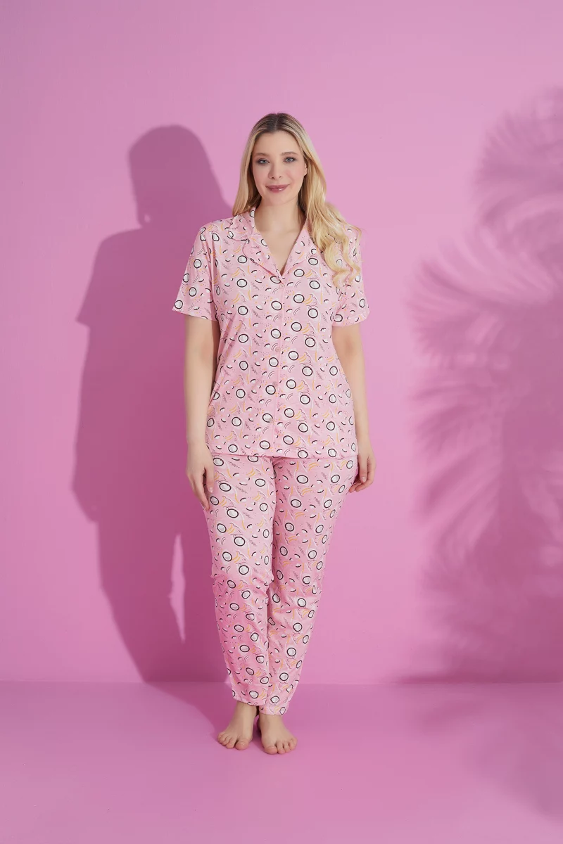 Πιτζάμα Plus Size PijaMood ROSA