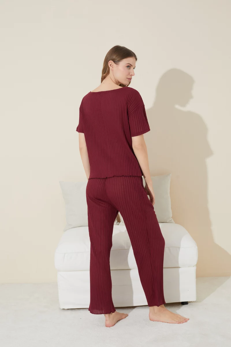 Πιτζάμα siyah inci ISABELLA BORDEAUX