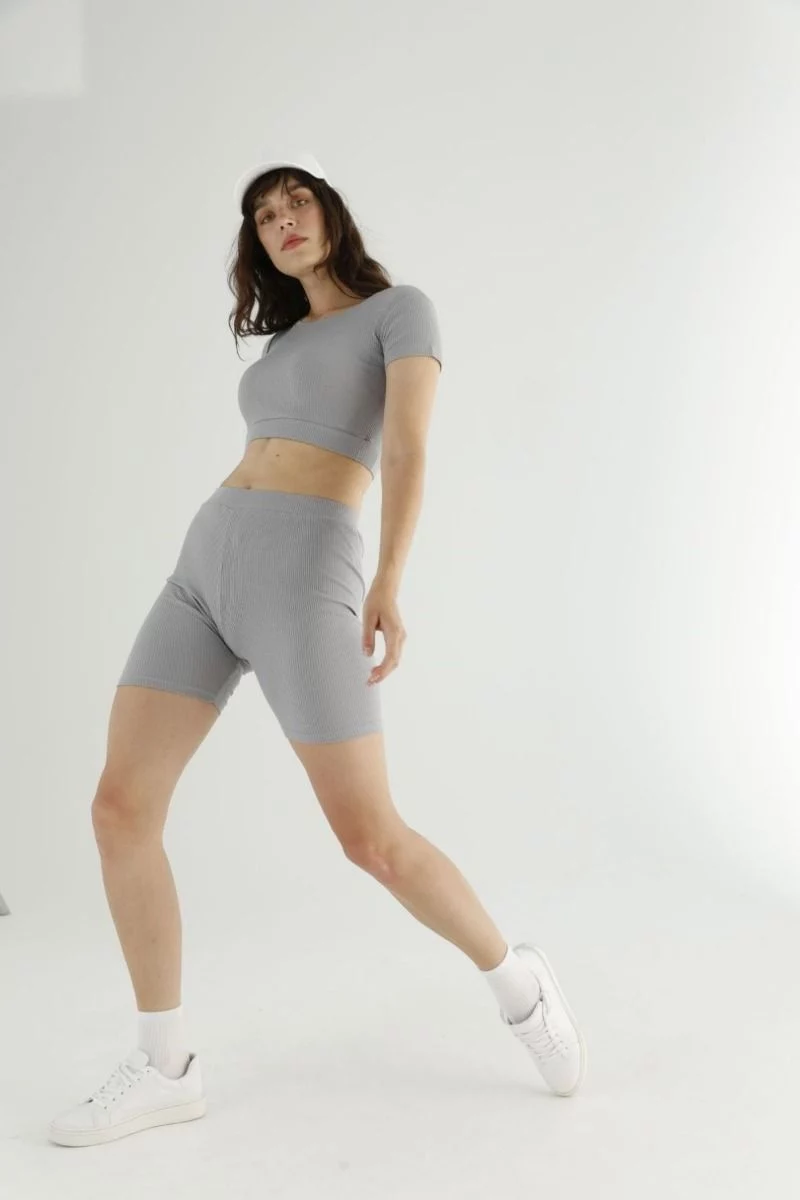 Γυναικείο Σετ Γυμναστικής siyah inci SERENA DARK GREY
