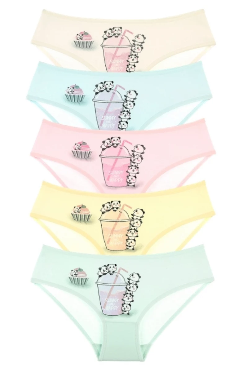 Παιδικά Slip Donella HAPPY PANDA 5 τεμάχια