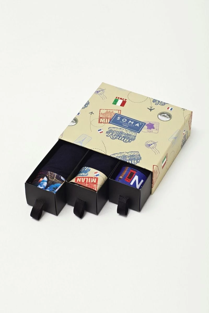 Boxers "Soma" TRAVEL 3 τεμάχια