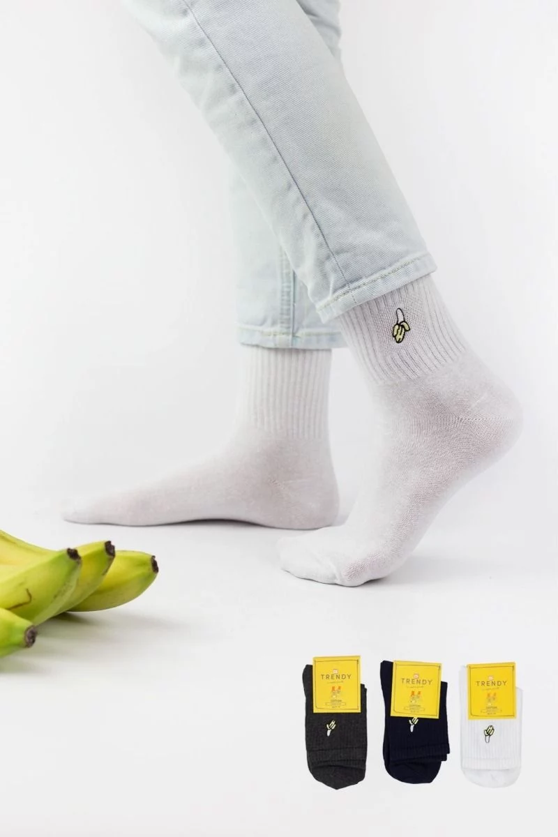Γυναικείες Ημίκοντες Κάλτσες Trendy BANANAS 3 ζευγάρια