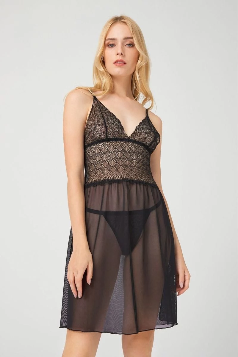 Γυναικείο Sexy Babydoll "CottonHill" CLAUDIA