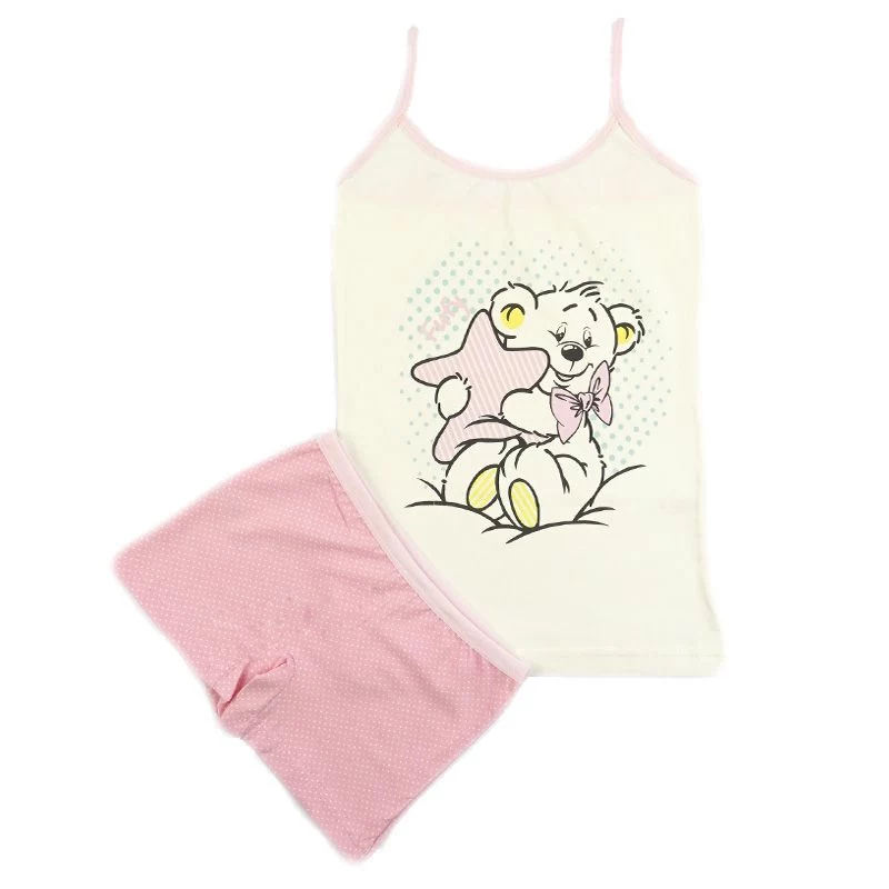 Παιδικό σετ φανελάκι-Boxer "Evelyn" HAPPY BEAR
