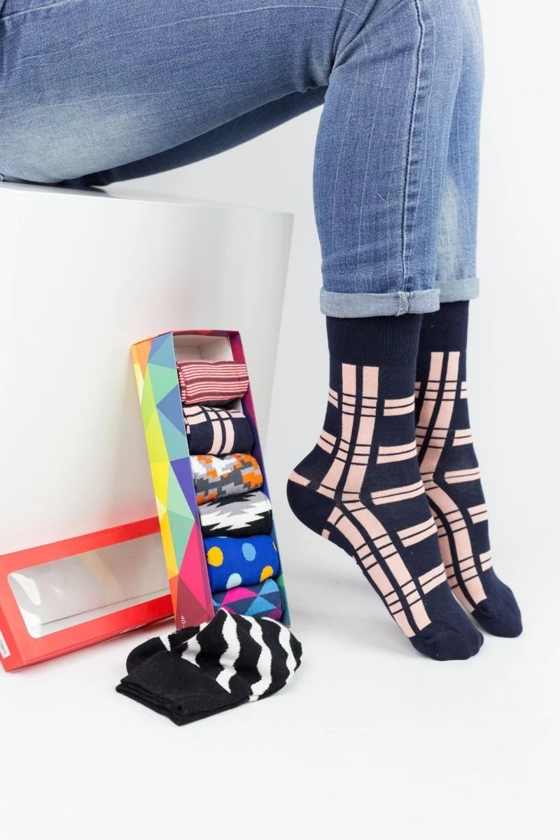 Fashion Κάλτσες Design JUMBLE 7 Ζευγάρια