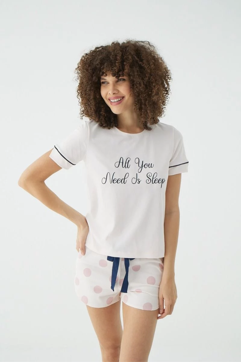Γυναικεία Πιτζάμα Σορτσάκι "Ipektenim" ALL YOU NEED IS SLEEP