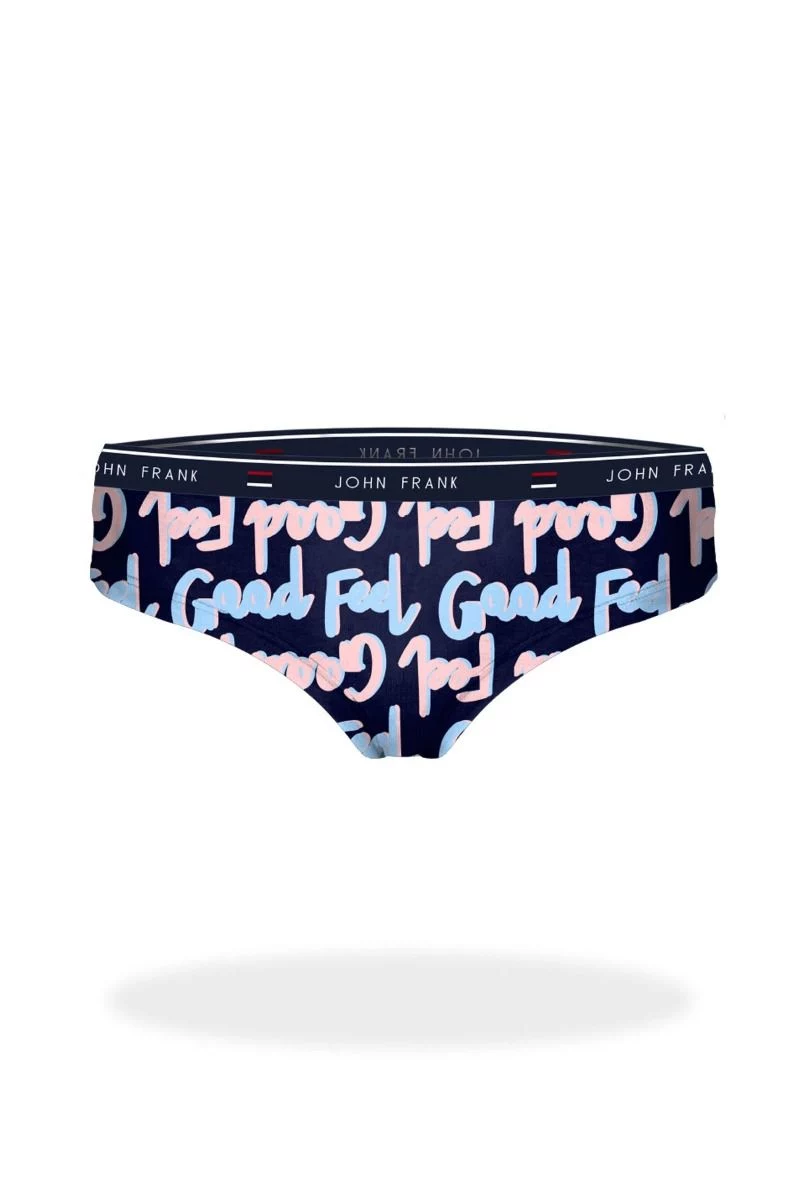 Γυναικεία Hipster John Frank "FEEL GOOD II" 3 τεμάχια