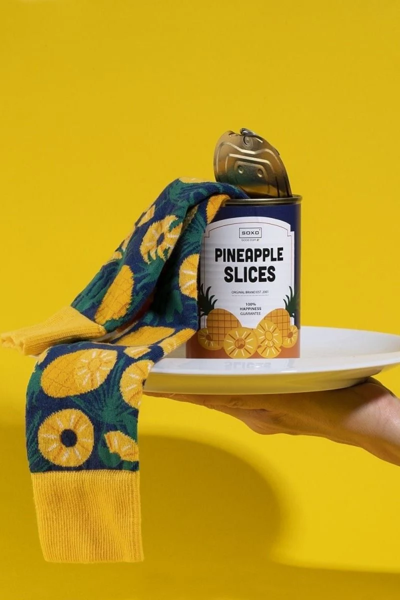 Fashion Κάλτσες "Soxo" PINEAPPLE SLICES