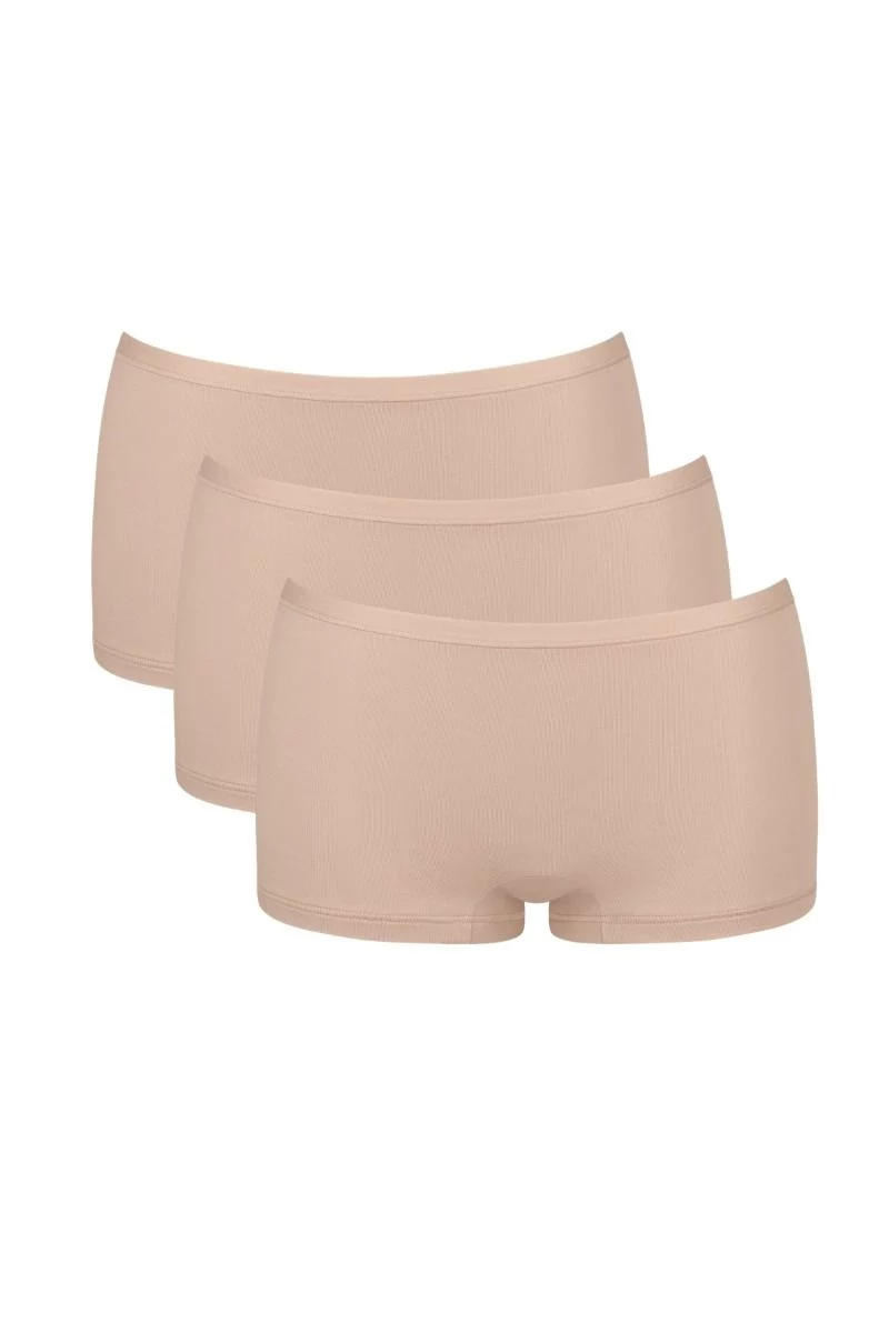 Short "Sloggi" GO Daily Cotton 3 τεμάχια 00LZ μπεζ χρώμα