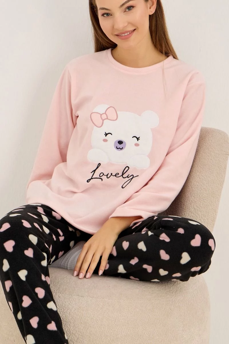 Γυναικεία Πιτζάμα "Siyah Inci" LOVELY BEAR
