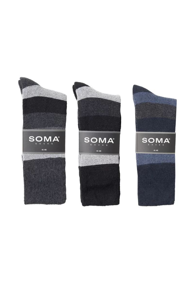 Casual Πετσετέ Κάλτσες "SOMA" MARCOS 3 Ζευγάρια