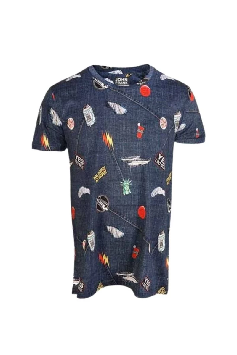 T-Shirt John Frank RIPPED