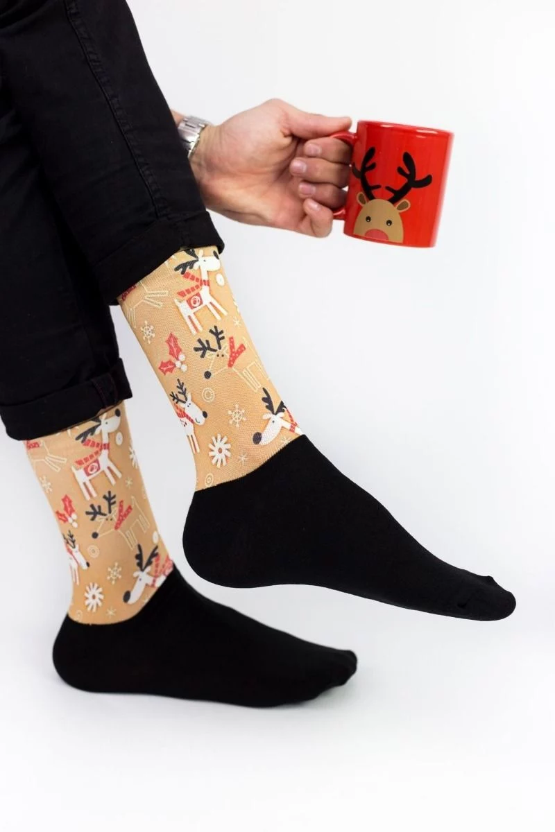 Unisex Christmas Κάλτσες Trendy CHRISTMAS DEER