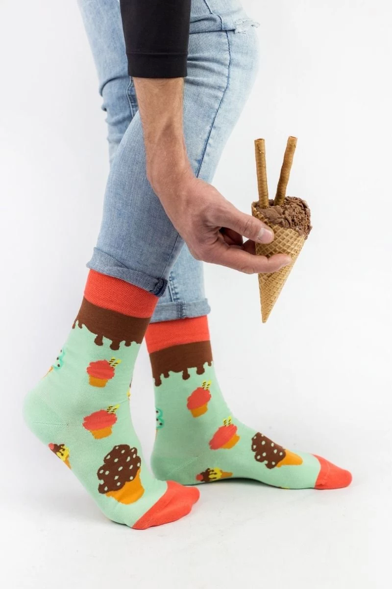Unisex Fashion Κάλτσες Livoni ICE CREAM