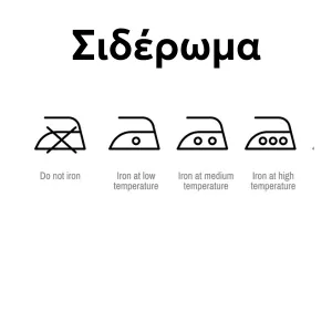 Σύμβολα σιδερώματος