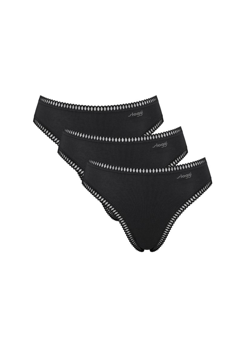 HIGH LEG "Sloggi"  GO CRUSH 3 τεμάχια