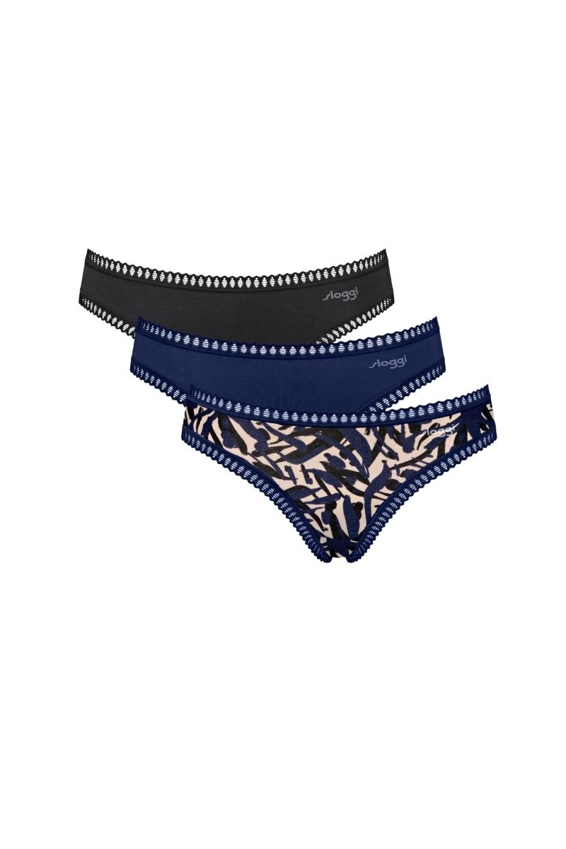 Mini "Sloggi" GO CRUSH 3 τεμάχια πολύχρωμα