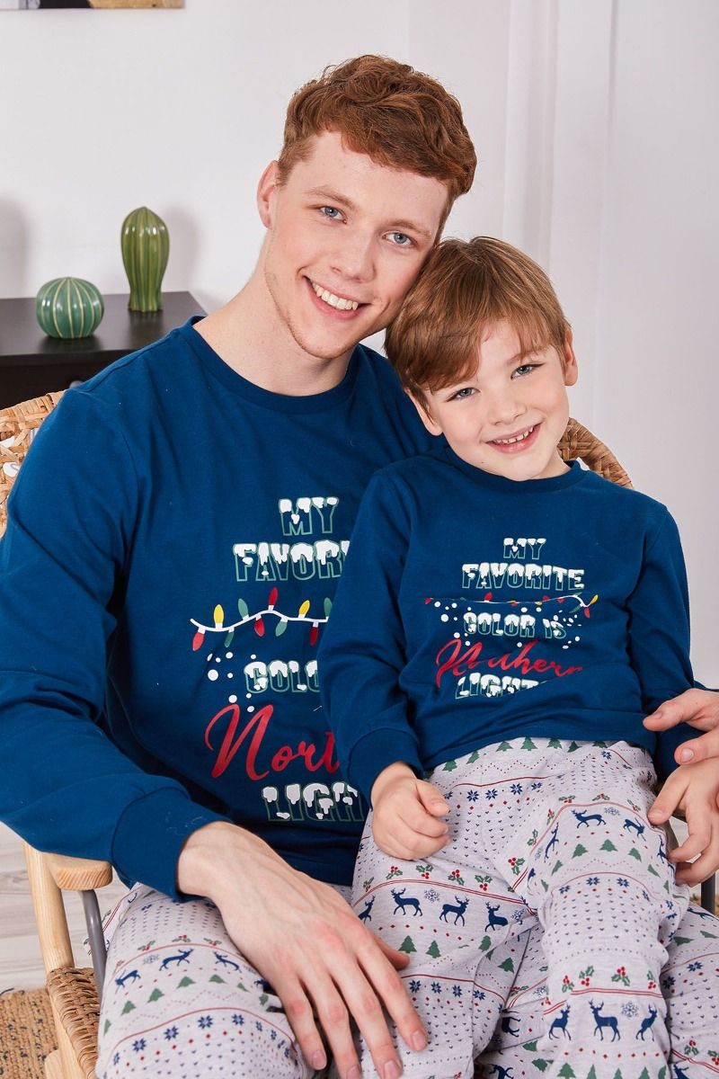 Ανδρική χειμωνιάτικη πιτζάμα "Roly Poly" LIGHTS